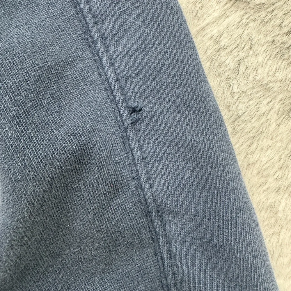 True Religion Jogger Pants Mens Medium Blue Classic Logo Sweatpants Drawstring